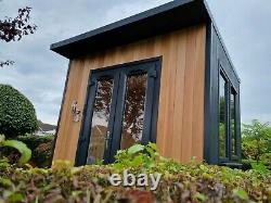 Cedar Garden Office / Office Cube 2.0m x 2.4m Full Electrics + Insulation
