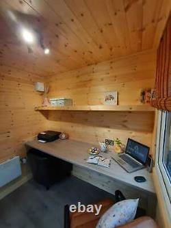 Cedar Garden Office / Office Cube 2.0m x 2.4m Full Electrics + Insulation