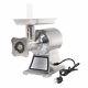 Commercial 1hp Heavy Duty 1100w Stainless Steel Electric Meat Grinder Machine