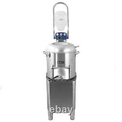 Commercial Potato Rumbler Heavy Duty Electric 20Kg Peeler 100L Industrial Bin