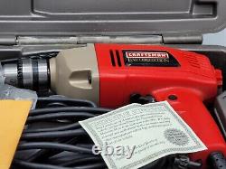 Craftsman 1/2 Heavy Duty Electric Corded Drill 315.101250 With Case double insula