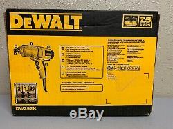 DeWALT DW292K 1/2 Heavy-Duty Impact Wrench Driver Tool Kit Electric (NEW)