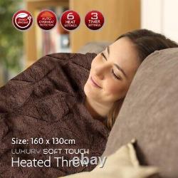 Dreamscape Heavy Duty Luxury Soft Touch Electric Heated Throw Blanket