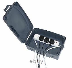 E804B Outdoor Waterproof 4 Plug Masterplug IP54 Rated Electrical Connection Box