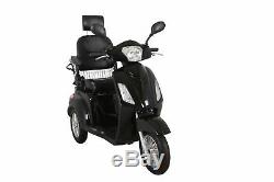 ELECTRIC MOBILITY SCOOTER 3 Wheeled Black 60V100AH 600W FAST FREE UK DELIVERY