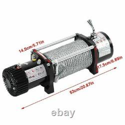 ELECTRIC WINCH 12V 4x4 13000lb WINCHMAX BRAND RECOVERY- OFF ROAD WIRELESS
