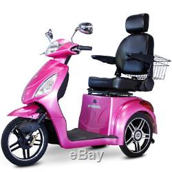EWheels EW-36 Electric 3-Wheel Mobility Scooter Pink -E-Wheels Scooter, New