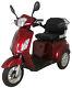 Eco 3 Wheeled 600w Electric Mobility Scooter Red Free Delivery Green Power