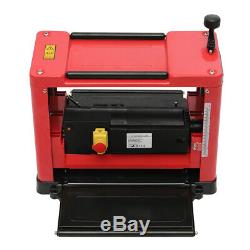 Electric 13 Thickness Planer 2000W Heavy Duty Thicknesser Wood Cutting Joinery
