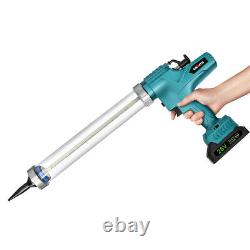 Electric Cordless Caulking Heavy Duty Sealant Tube Mastic Gun with Battery&Charger