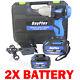Electric Cordless Impact Wrench Gun Ratchet Worklight 4 Sockets Heavy Duty Tool