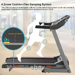 Electric Foldable Treadmill Heavy Duty 3.25HP Motorised Running Machine LED UK