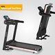 Electric Folding Treadmill 2hp Motor Heavy Duty Running Machine For Home Gym