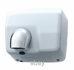Electric Hand Dryer Nozzle Drier Toilet Heavy Duty Automatic White Anti-vandal