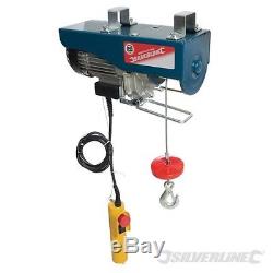 Electric Hoist Winch Lift 500kg Engine Workshop Garage Gantry Silverline 442463