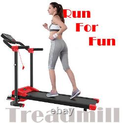 Electric Motorised Folding Fitness Treadmill Heavy Duty Running Machine 1.5 HP