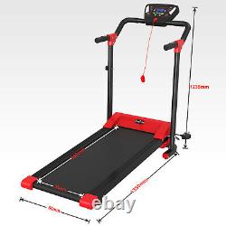 Electric Motorised Folding Fitness Treadmill Heavy Duty Running Machine 1.5 HP