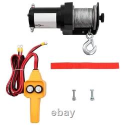 Electric Off Road Winch 12V Recovery 4x4 Trailer Wire Heavy Duty Remote Control