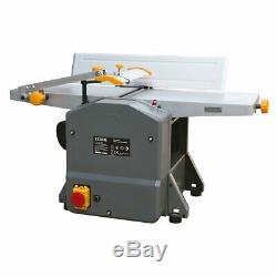 Electric Planer Thicknesser 204mm Wood Bench Top Heavy Duty Woodwork 230V DIY