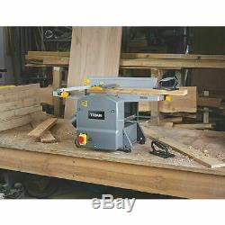 Electric Planer Thicknesser 204mm Wood Bench Top Heavy Duty Woodwork Jointer DIY