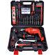 Electric Power Drill Combo Kit 550w Tool Set 50pc Hammer Impact 13mm With Case
