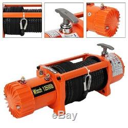 Electric Recovery Winch 12V 13500lb 6123kg Heavy Duty 4x4 Car 2Wireless Remotes