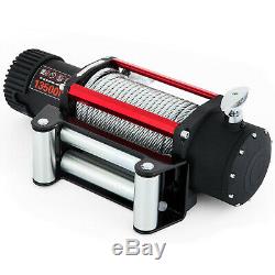 Electric Recovery Winch 12v 13500lb 6123.5kg Heavy Duty Steel Cable, 4x4 Car