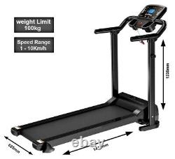 Electric Running Treadmill Foldable Home Gym Walking Machine Heavy Duty Folding