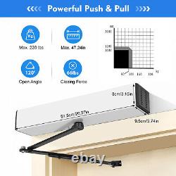 Electric Swing Gate Opener Push Button Heavy Duty Door Operator Remote Control