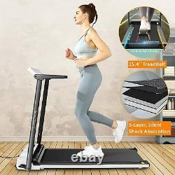 Electric Treadmill Fitness Running Foldable Heavy Duty Exercise Machine 2.5HP UK