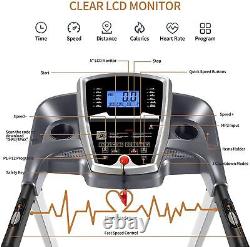 Electric Treadmill Heavy Duty 3.0HP Motorised Folding Running Machine Cardio