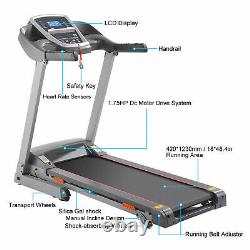Electric Treadmill Heavy Duty 3.0HP Motorised Folding Running Machine Cardio