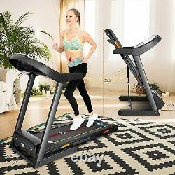 Electric Treadmill Heavy Duty Running Walking Machine Indoor Fitness GYM Workout