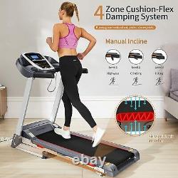 Electric Treadmill Running Jogging Machine Heavy Duty Workout Exercise 3.25HP UK