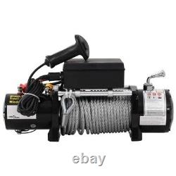 Electric Winch 12 V 13000 lbs Heavy Duty With Remote 4x4 ATV Recovery 26M Cable
