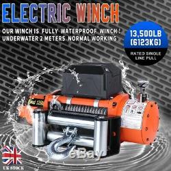 Electric Winch -12V 13500lb UTV Heavy Duty 4X4 RECOVERY- OFF ROAD WIRELESS