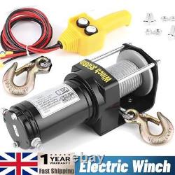Electric Winch 12v 3500lbs Synthetic Dyneema Carbon Series Heavy Duty Quality