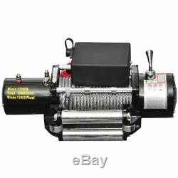 Electric Winch Heavy Duty 13000 lbs/ 5909 kg 12V 6.0 hp / 4.5 KW Remote Control