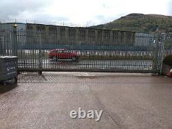 Electric sliding gate, 15 metres opening, commercial, industrial