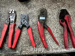 Electrical Ratchet Crimpers Crimping Tool Heavy Duty, job lot