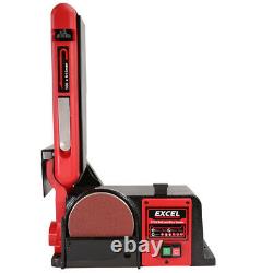 Excel 370W 4 Electric Bench Belt & Disc Sander Heavy Duty
