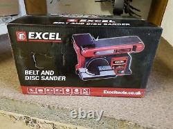 Excel 370W 4 Electric Bench Belt & Disc Sander Heavy Duty 240V