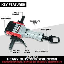 Excel Electric Demolition Hammer Drill Concrete Breaker Heavy Duty 2000With240V