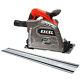 Excel Heavy Duty Plunge Saw 165mm 240v With Aluminium 1.5m Guide Rail