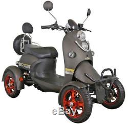 Exclusive 4 Wheeled Electric Mobility Scooter Eco 60V 100AH 500W Green Power