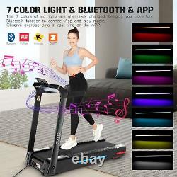 Exercise Electric Treadmill Folding Running Machine Heavy Duty Home Workout