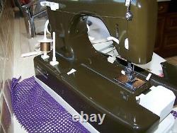 Fabulous Necchi Silvia Maximatic Heavy Duty Sewing Machine, Case, Expert Serviced