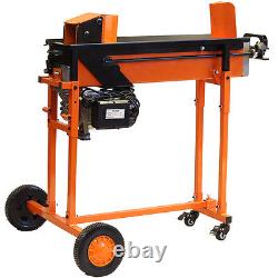 Fast Heavy Duty Electric Log Splitter 8 Ton Hydraulic Wood Timber Cutter Stand