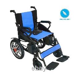 Foldable Electric Wheelchair Lightweight Heavy Duty Lithium Battery Power Chair