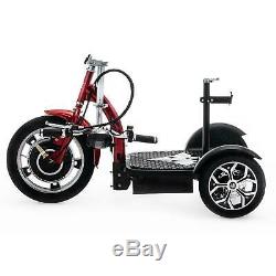 Folding 3 Wheel Electric Mobility Scooter Tricycle Trike Silver VELECO ZT16